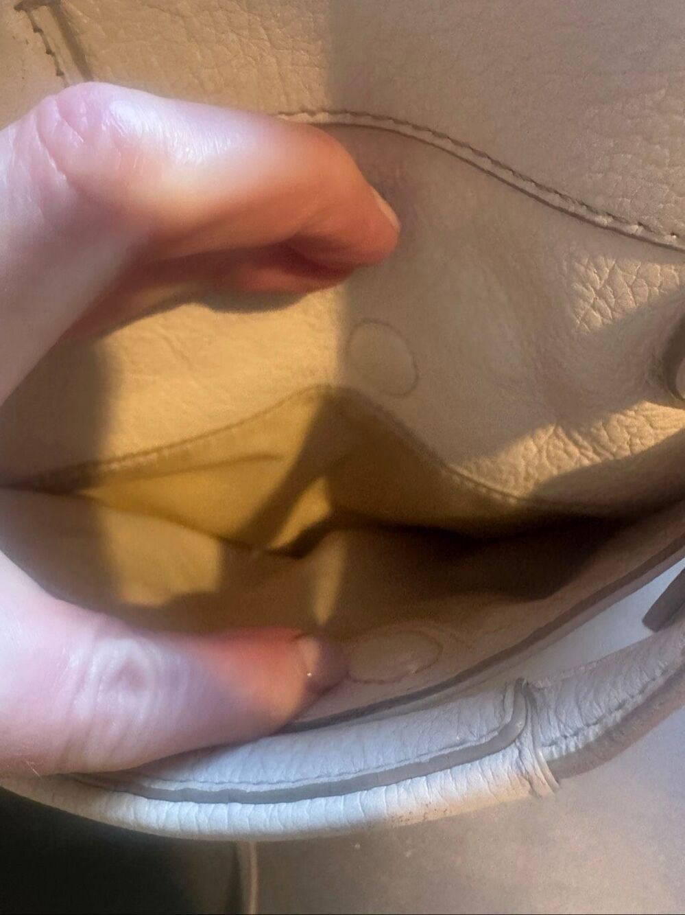 Coach Mickie Satchel in Caviar Grain Leather in GUC 2 hang tags - Picture 6 of 11